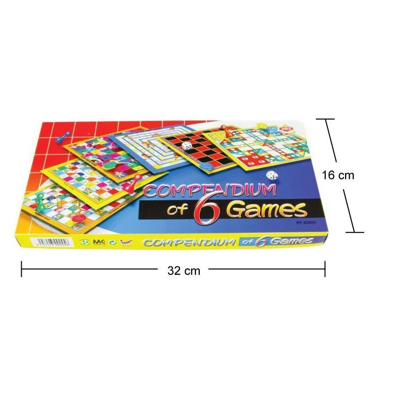 Thumbnail: 🎉 6-in-1 Classic Board Game Set – Non-Stop Family Fun! 🎉