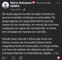 Opinión de Maria Velazquez