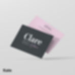 Clare Gilmore gift voucher