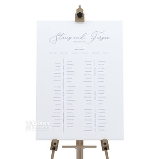 Bespoke wedding table plan