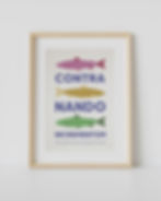 A print of the Peebles motto 'Contra Nando Incrementum'