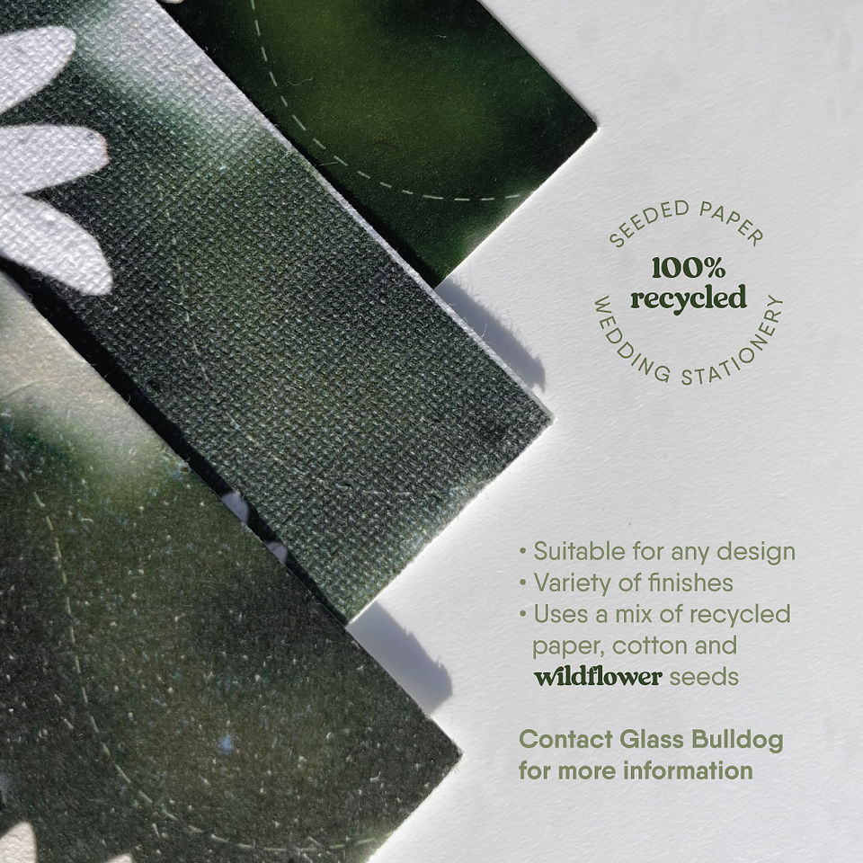 Plantable Wedding invitations