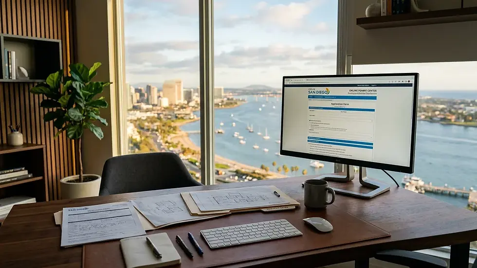 San Diego STRO license application process online