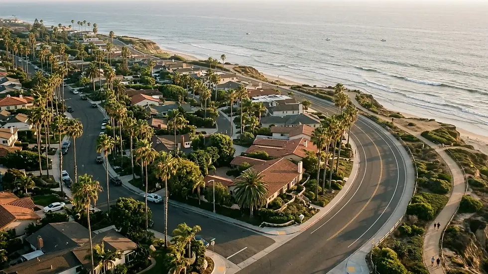 Encinitas CA coastal neighborhood ideal for Airbnb management and short-term rental investment