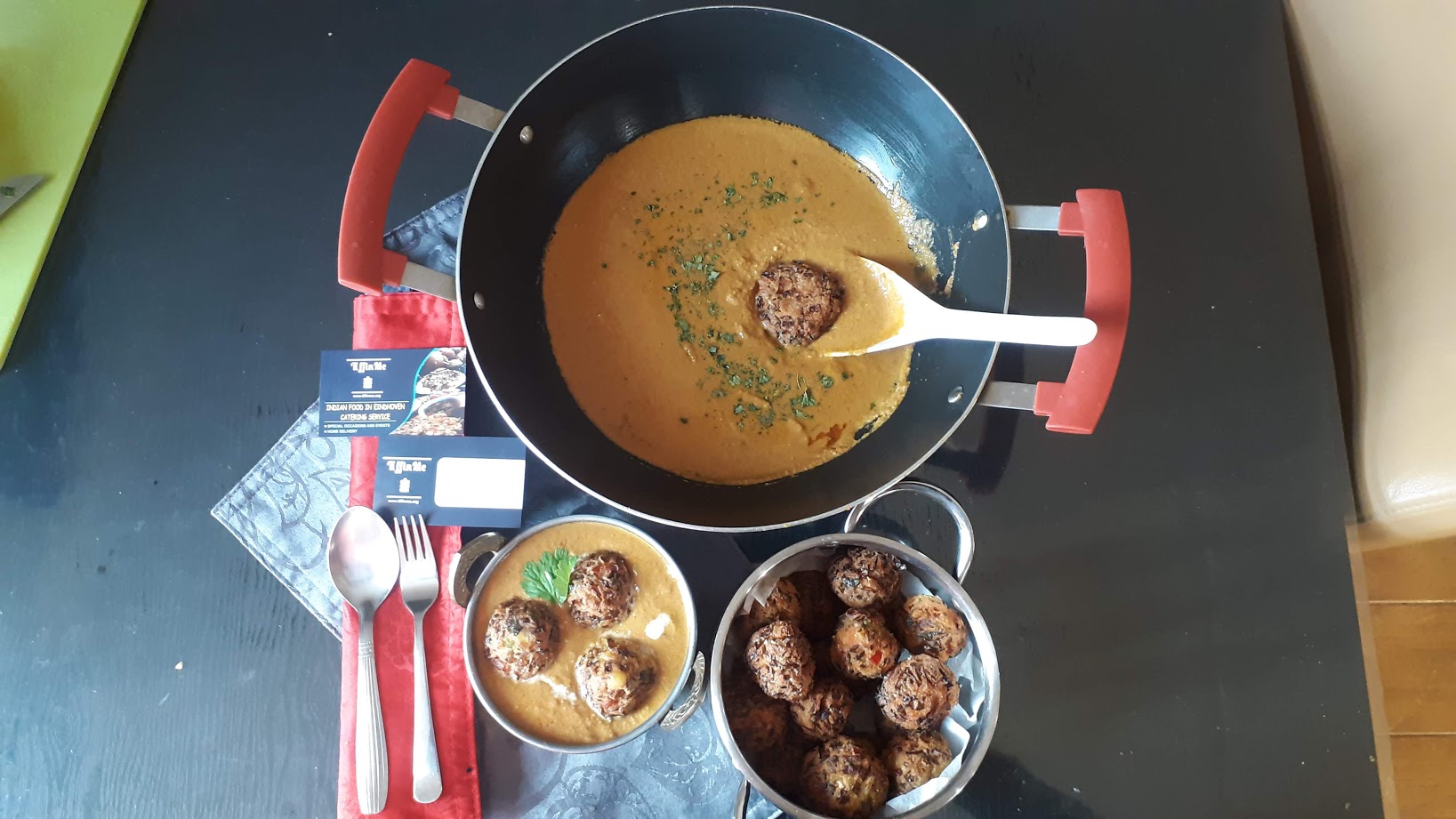 Arranged Food and Objects