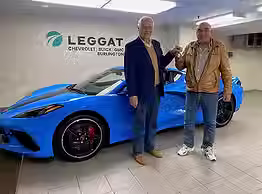 Picture of the rapid Blue 2024 Corvette