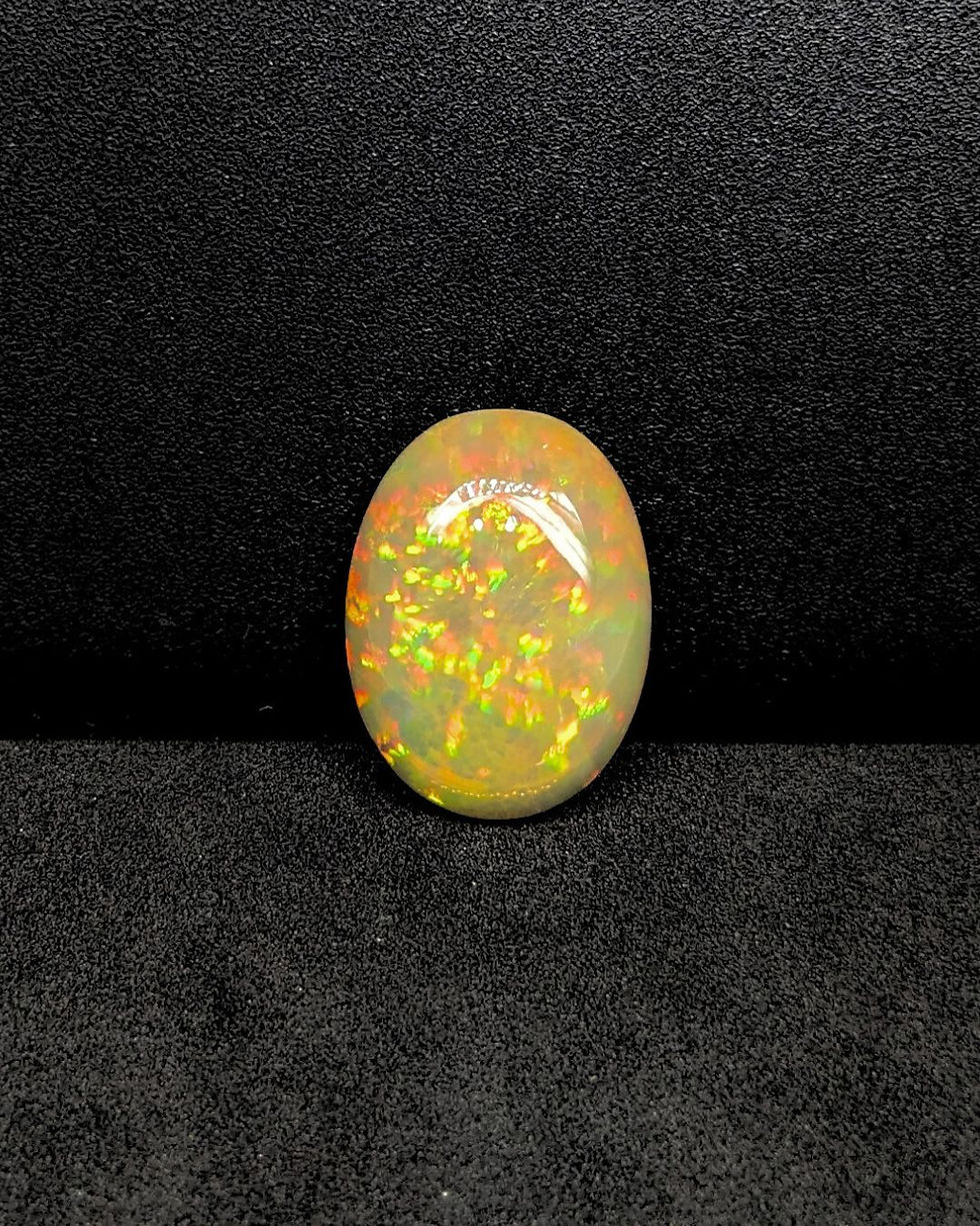Ethiopian opal 6.73ct oval cabochon 20x15mm