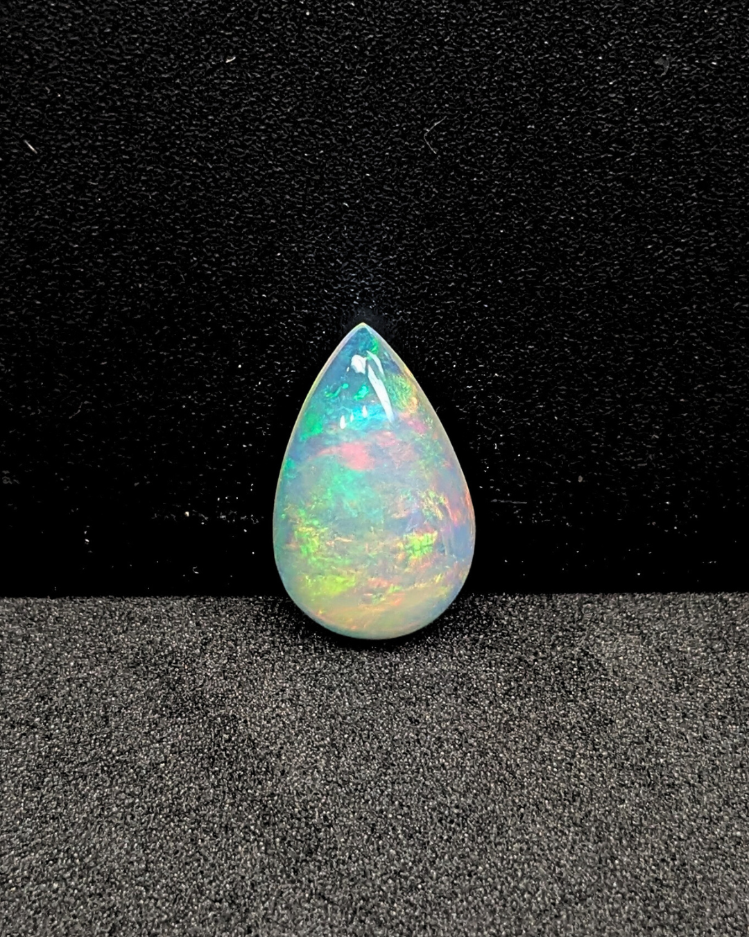 Natural 2.81 ct Ethiopian Welo opal pear cabochon gemstone