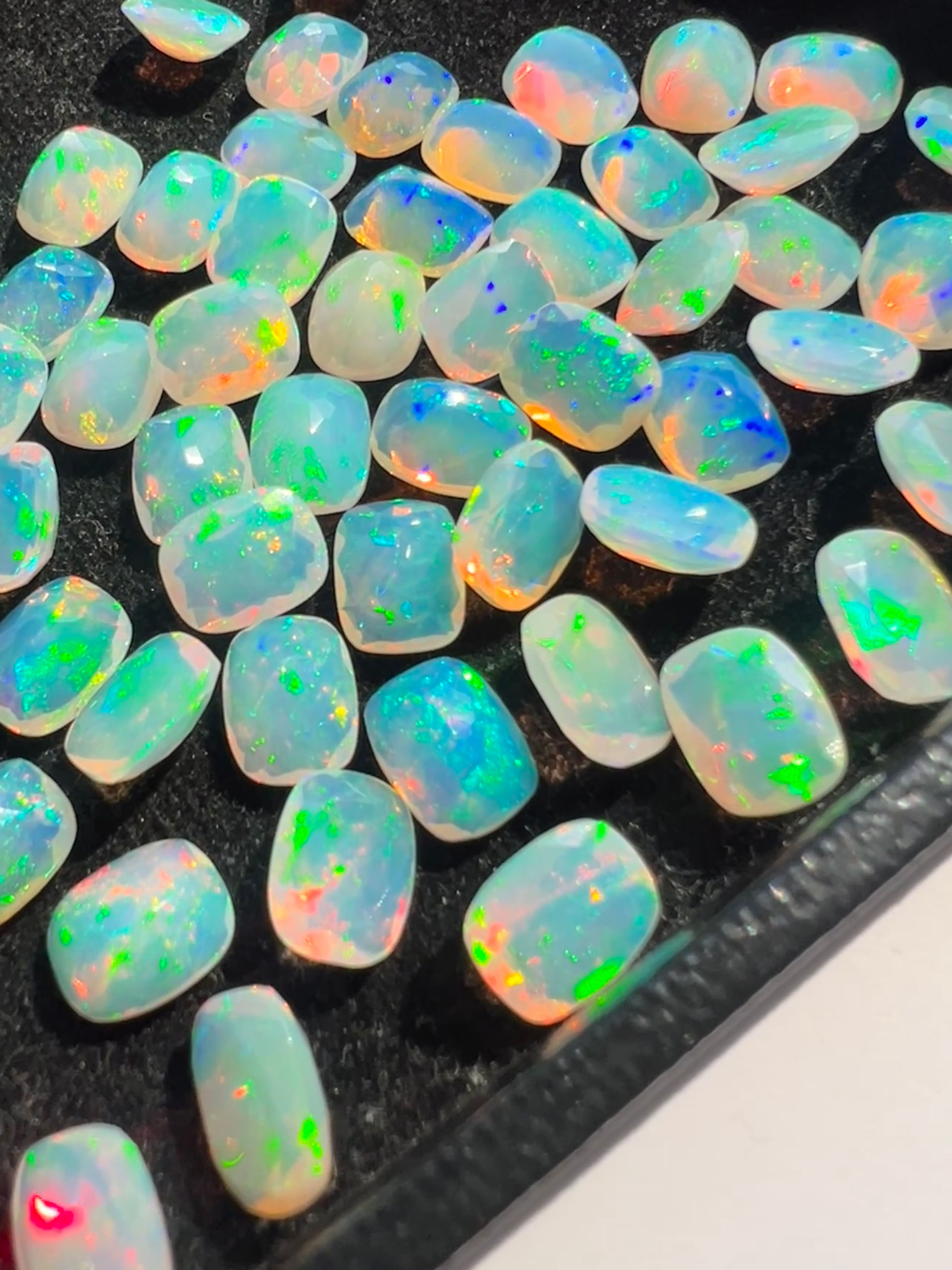 Faceted Ethiopian Opal Lot