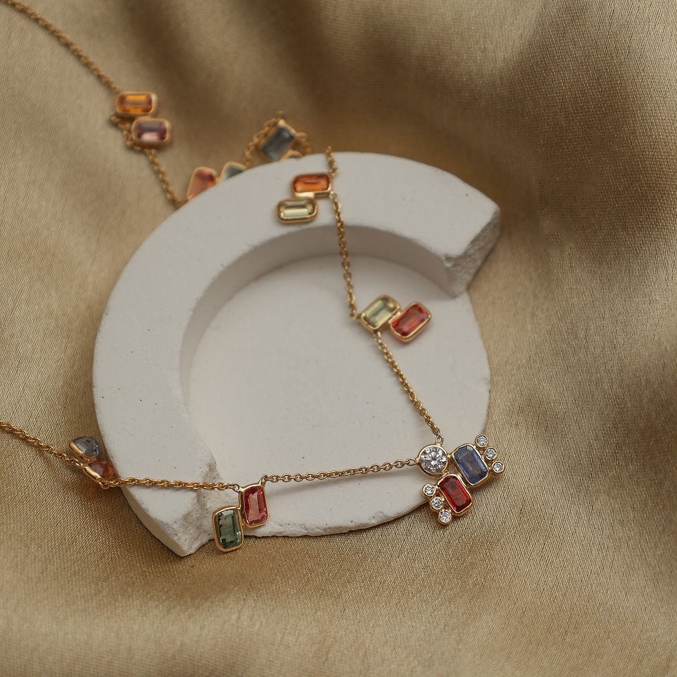 9K or 14K gold chain necklace for Mother's Day gift.