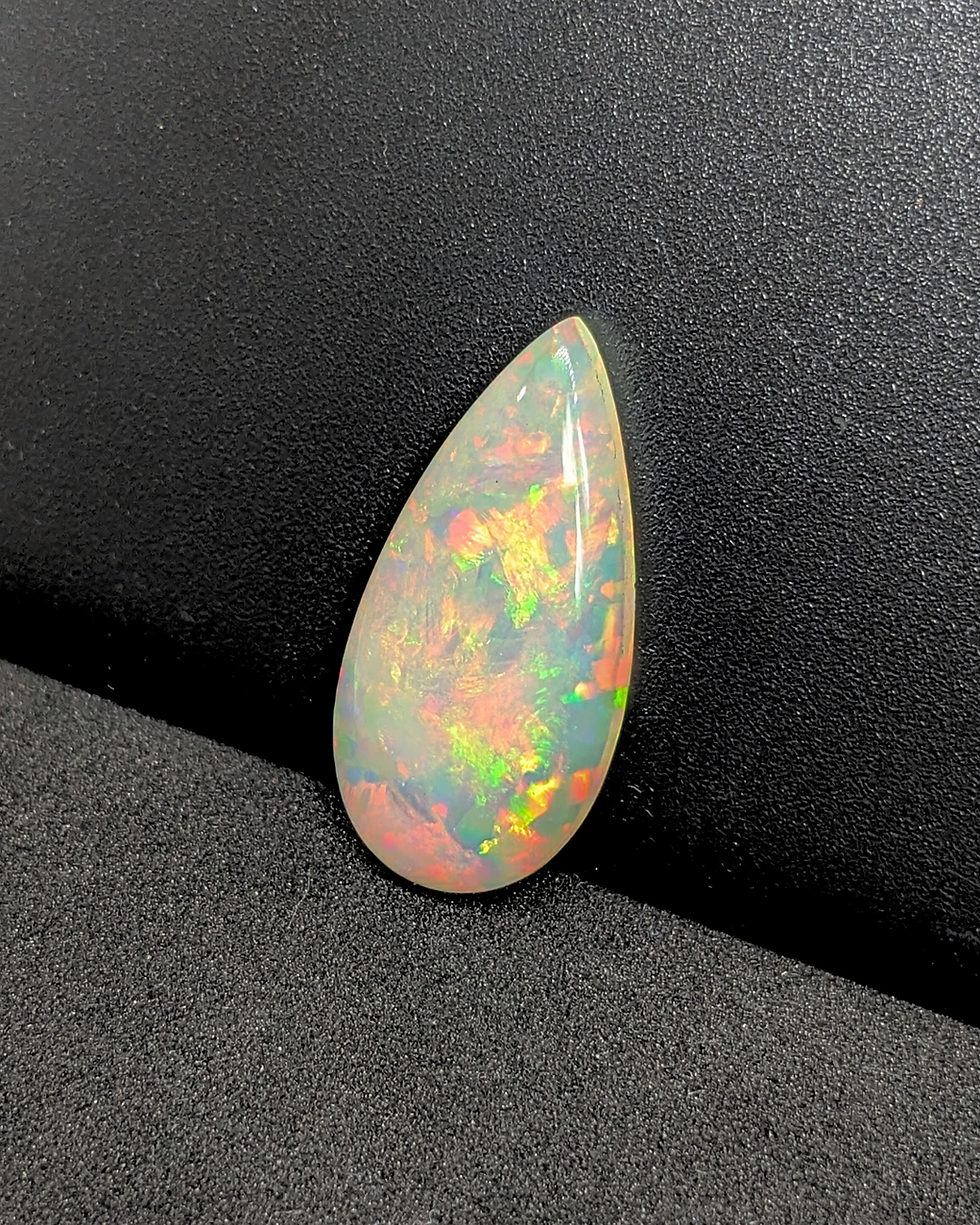 Thumbnail: AAA quality Ethiopian opal pear cabochon with multifire