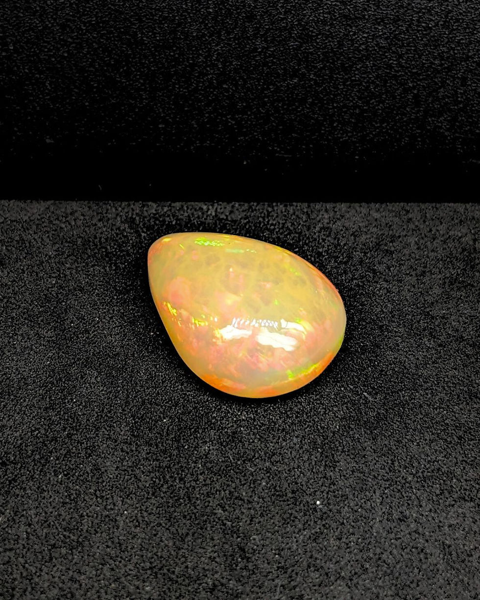 Thumbnail: Rare golden Ethiopian opal loose gemstone for collectors