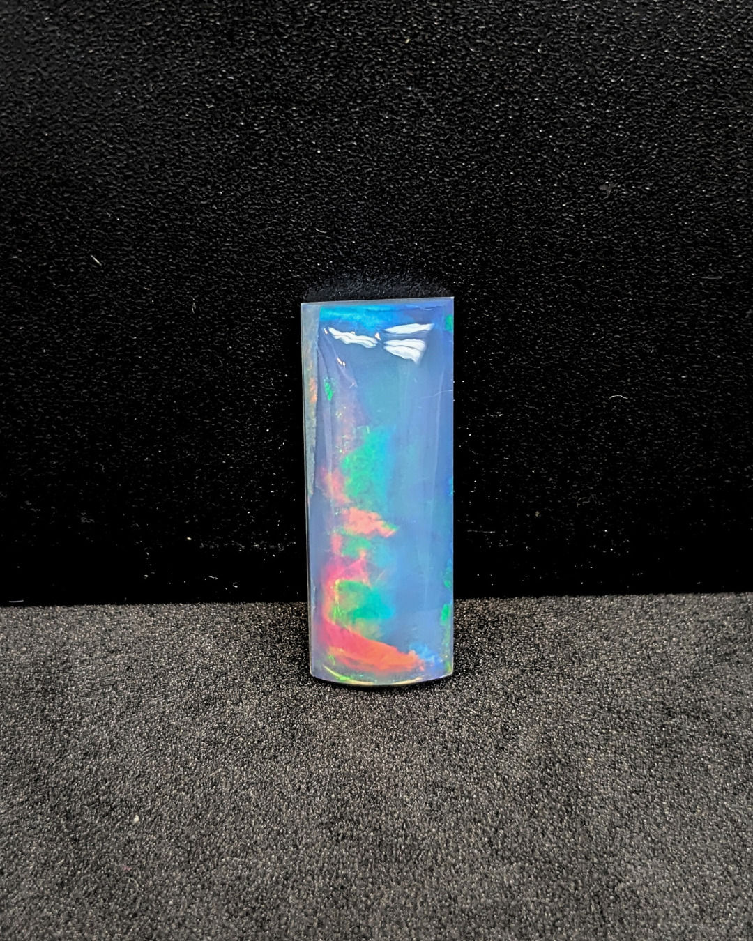 Natural 5.47 Ct Ethiopian Welo opal baguette cabochon loose gemstone