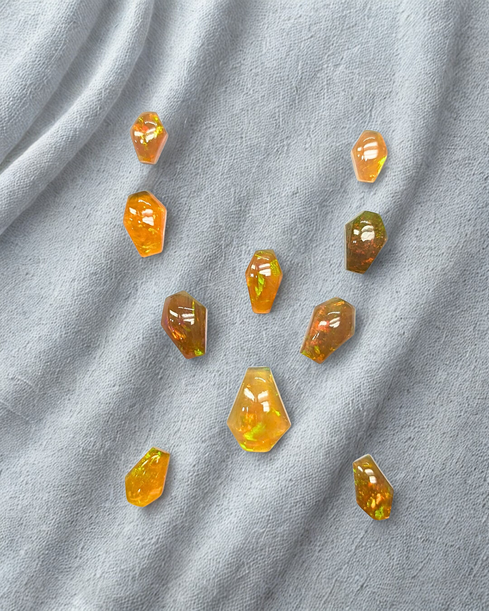 Thumbnail: AAA quality brown Ethiopian opal parcel for jewelers