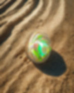 Untreated Welo opal cabochon perfect for rings