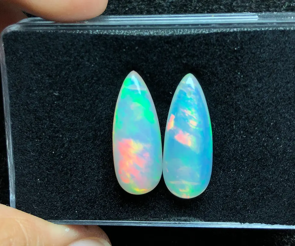 Long Teardrop Opal