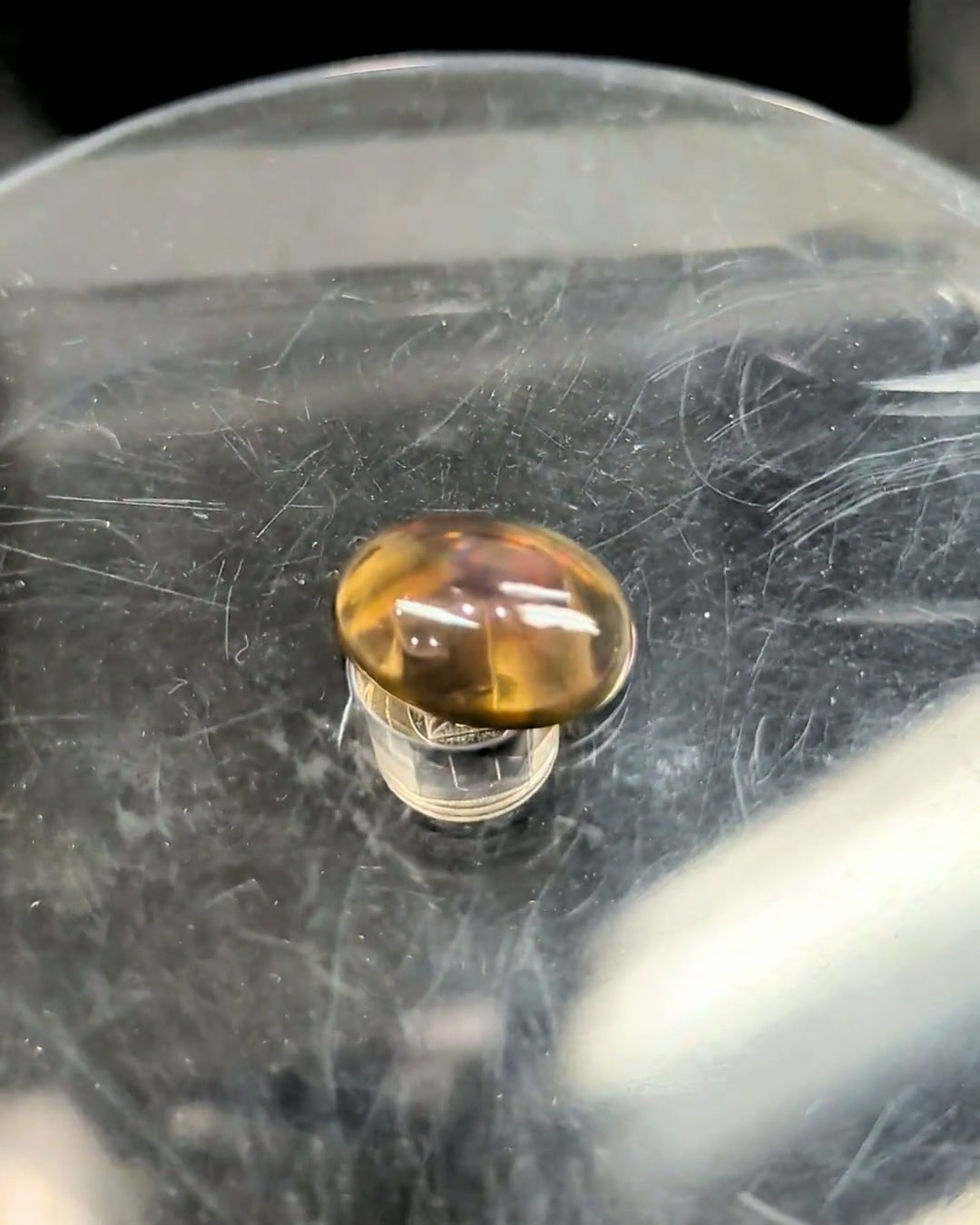 Thumbnail: Real brown Ethiopian opal oval cabochon for custom jewelry