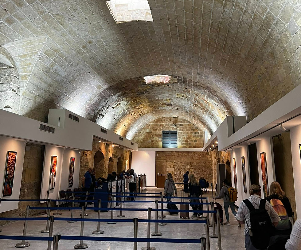 Check-in at Valletta Cruise Port in Malta