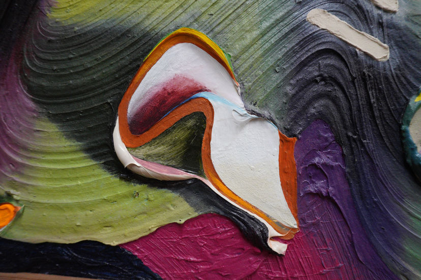 It's Hard to Sell the Future When it's all Guns on Dogs (Guns on Dogs) (detail) by Connor 