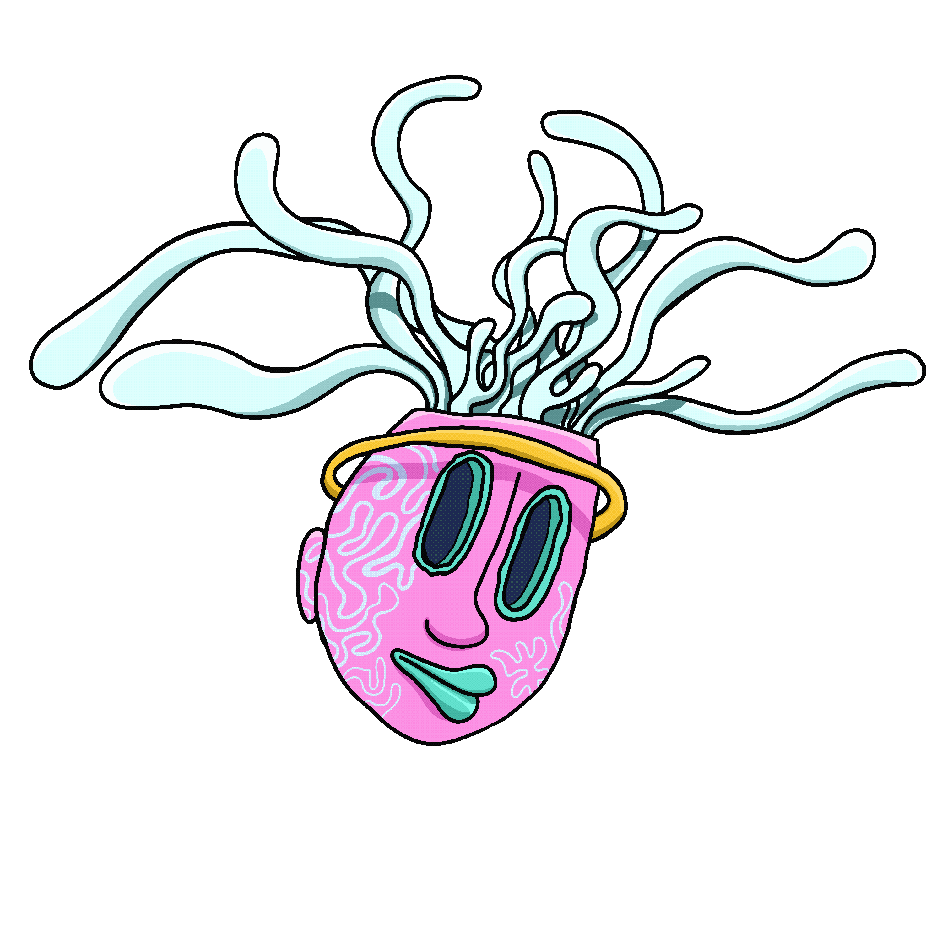 Infinite Being Head with Squiggles.GIF
