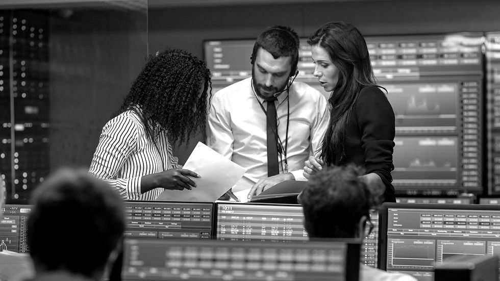 Team Analyzing Reports