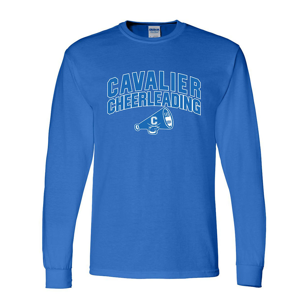 Thumbnail: Chillicothe Cheerleading 50/50 Long Sleeve Design #1