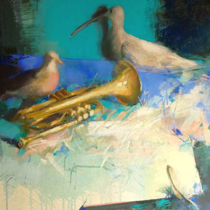 Silja Salmistu, Kind of blues, 60x60cm.jpg