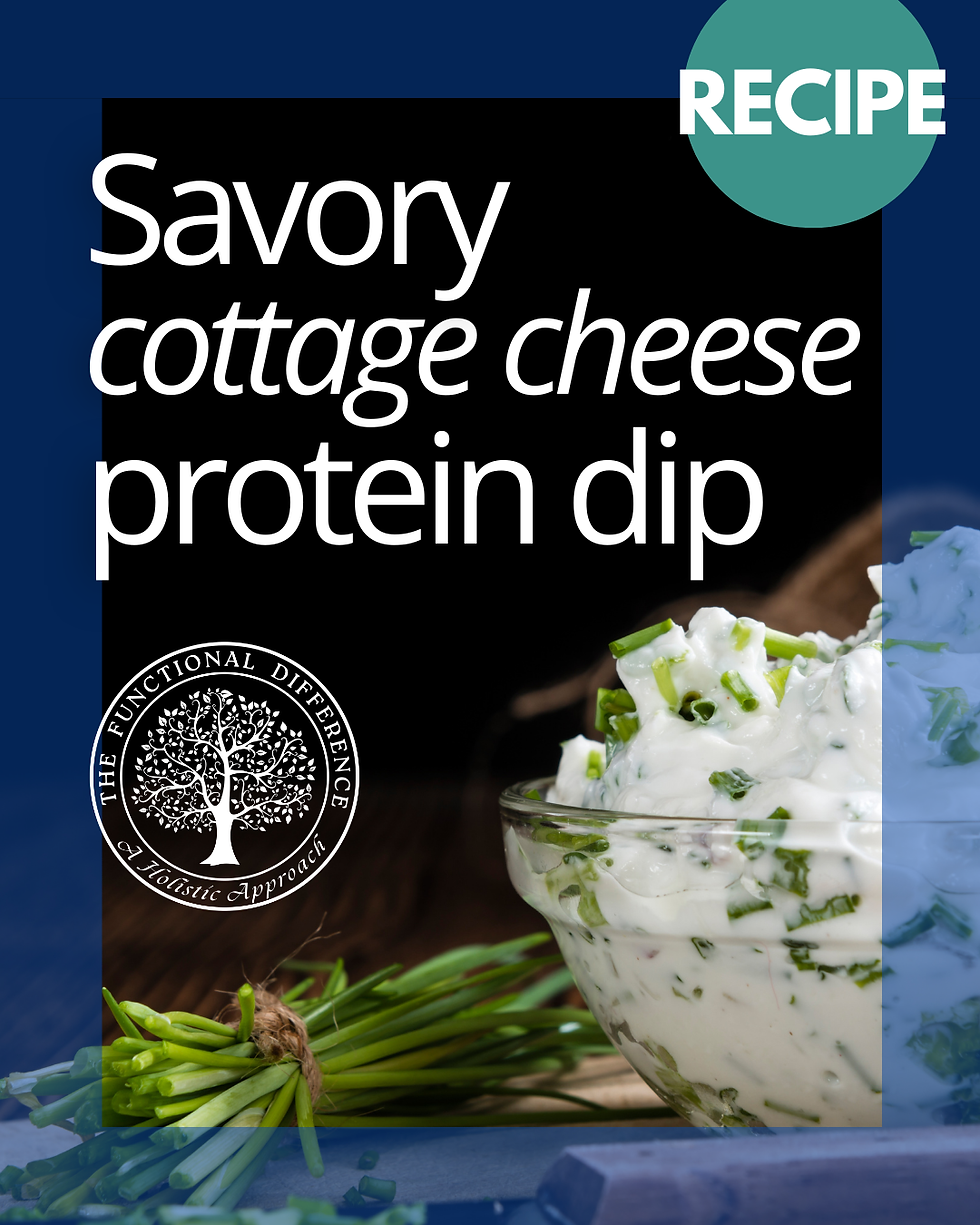 Savory Cottage Cheese Protein Dip