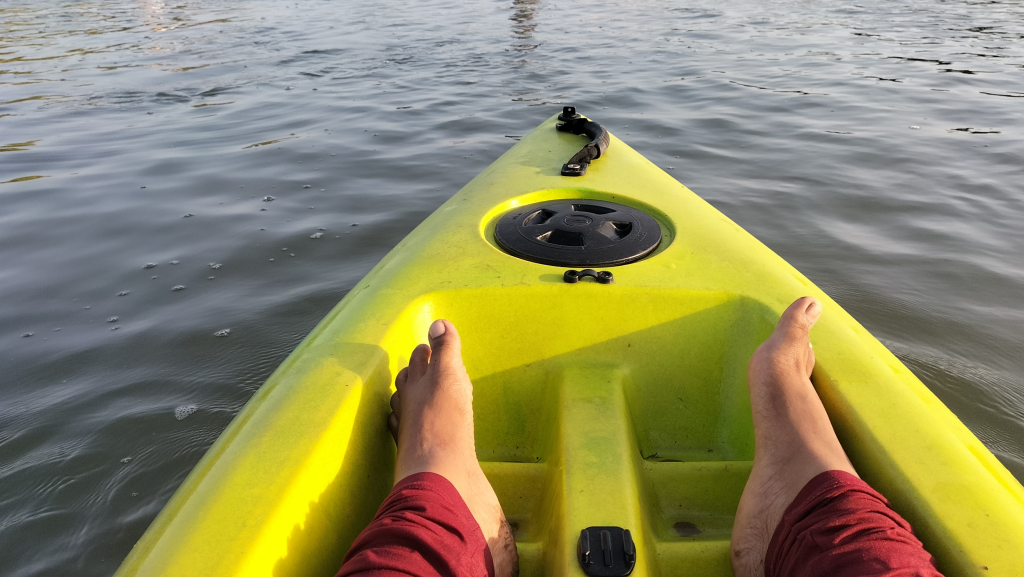 Kayaking in Mangrovebay Ecocamp , River Kollidam Standup Paddle Expeditions India