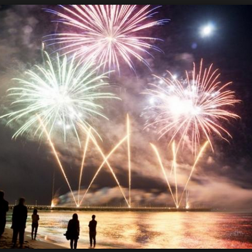 4th of July, Fireworks Flotilla Raft Up - Safety Harbor Bay