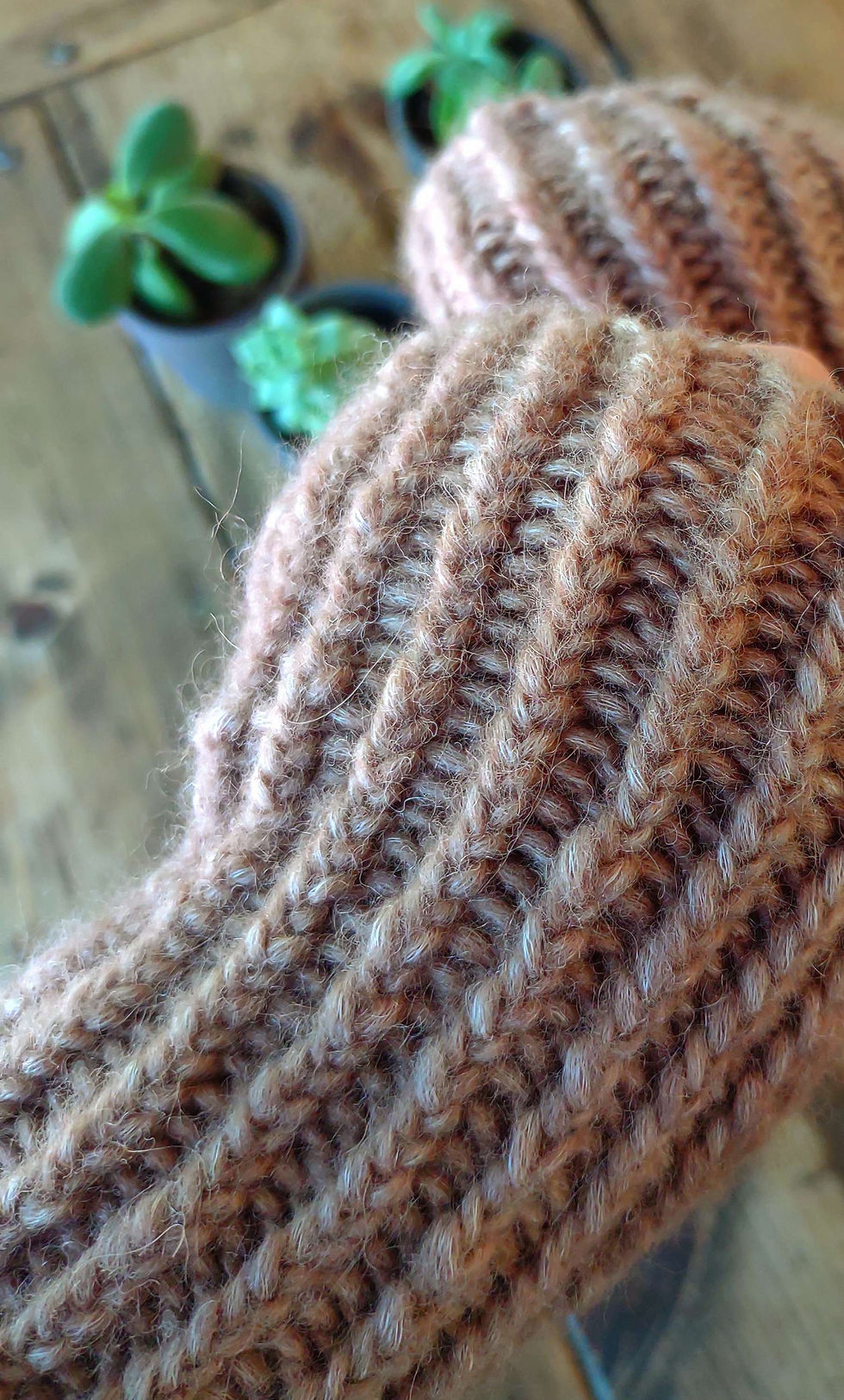 Thumbnail: 'Blush' Fingerless Gloves,  Merino Wool, Baby Alpaca, & Cotton