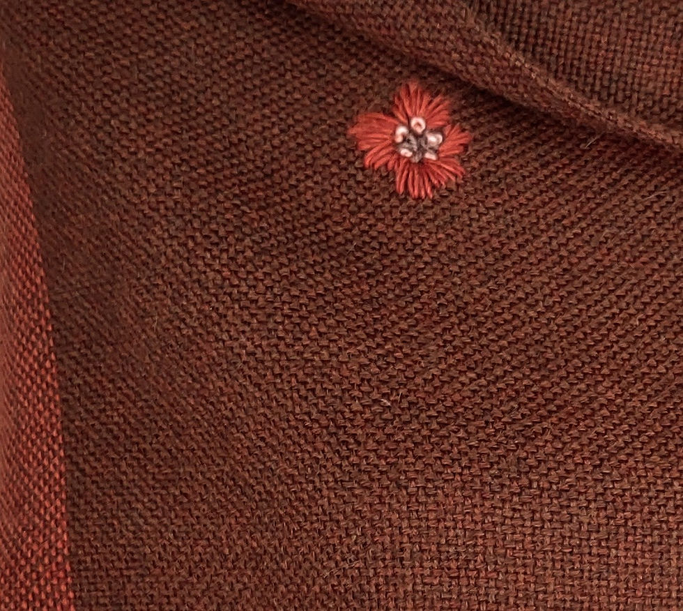 Thumbnail: 'Flower & Spice' Capelet - Suri Alpaca & Merino Wool