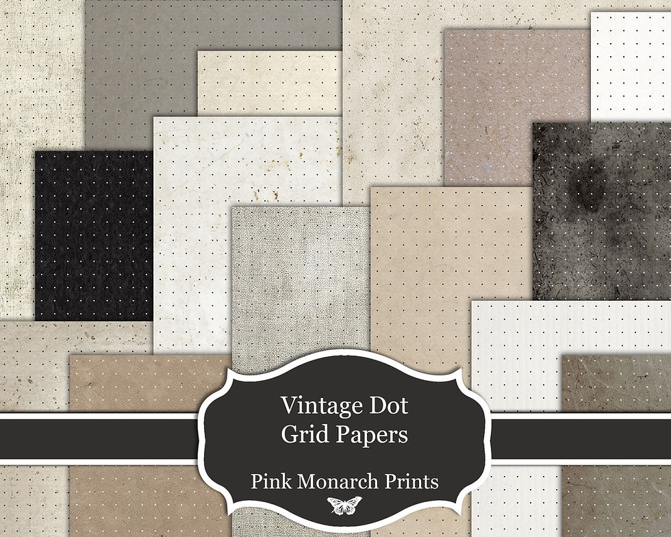 Thumbnail: Vintage Dot Grid Papers