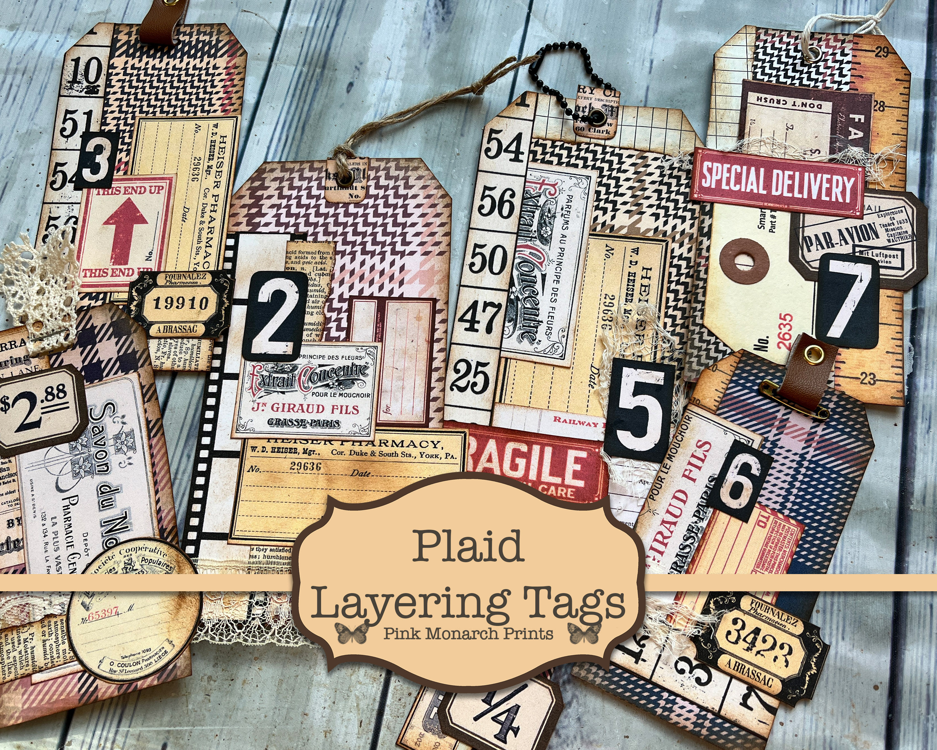Plaid Layering Tags
