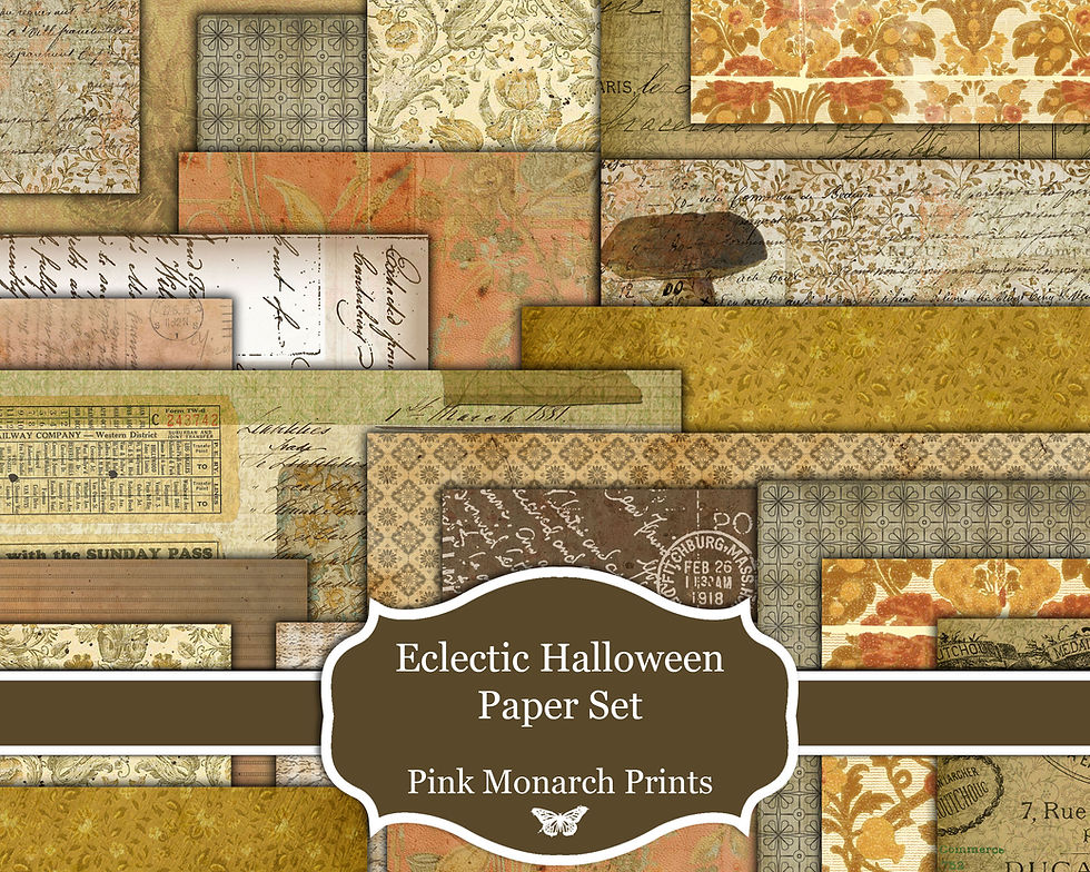 Thumbnail: Eclectic Halloween Paper Set