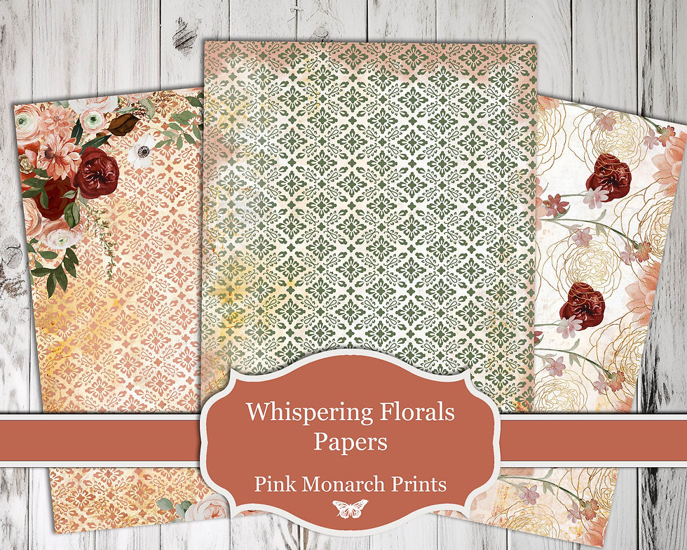 Thumbnail: Whispering Florals Paper Set