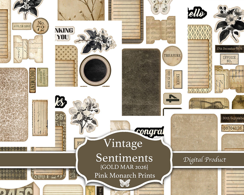 Thumbnail: Vintage Sentiments - March 2026 Gold Project