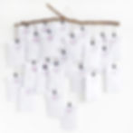 Nachhaltiger Adventskalender DIY rosa