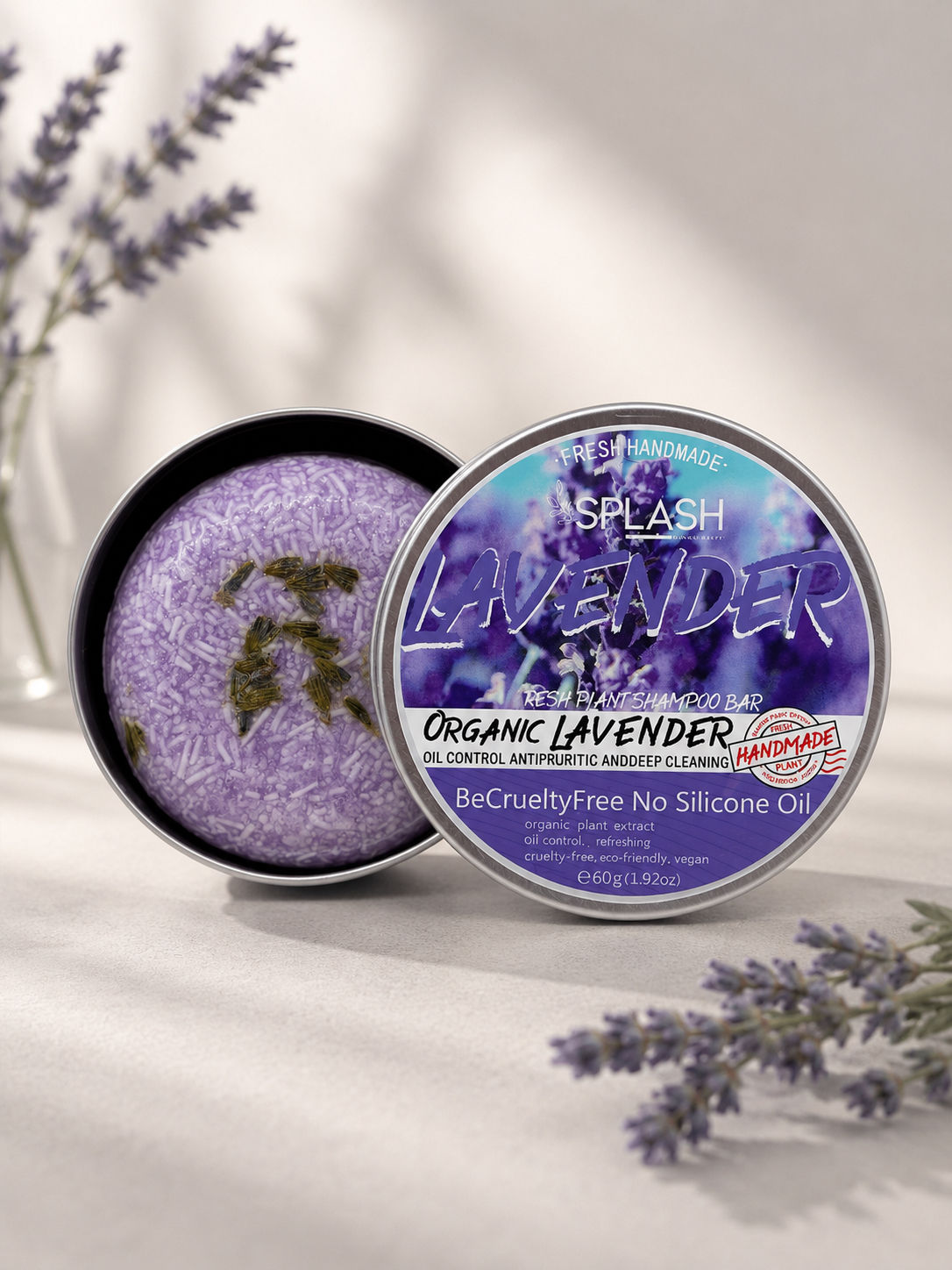 Organic Lavender Shampoo Bar