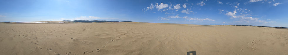 A sweeping view of the dunes. This is actually above the Arctic Circle if you can believe that!