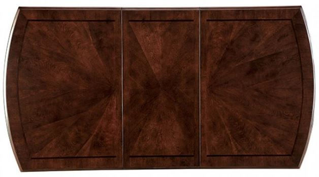 Thumbnail: WOODSIDE - 18" Expandable Leaf / Leatherette / Solid Wood / Wood Veneer