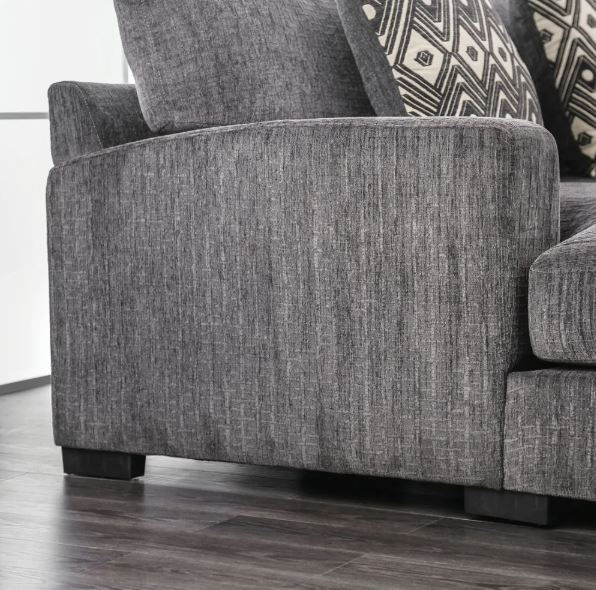 Thumbnail: KAYLEE - Chenille / Seat with Memory Foam Top Layer (Ottoman Sold Separately)