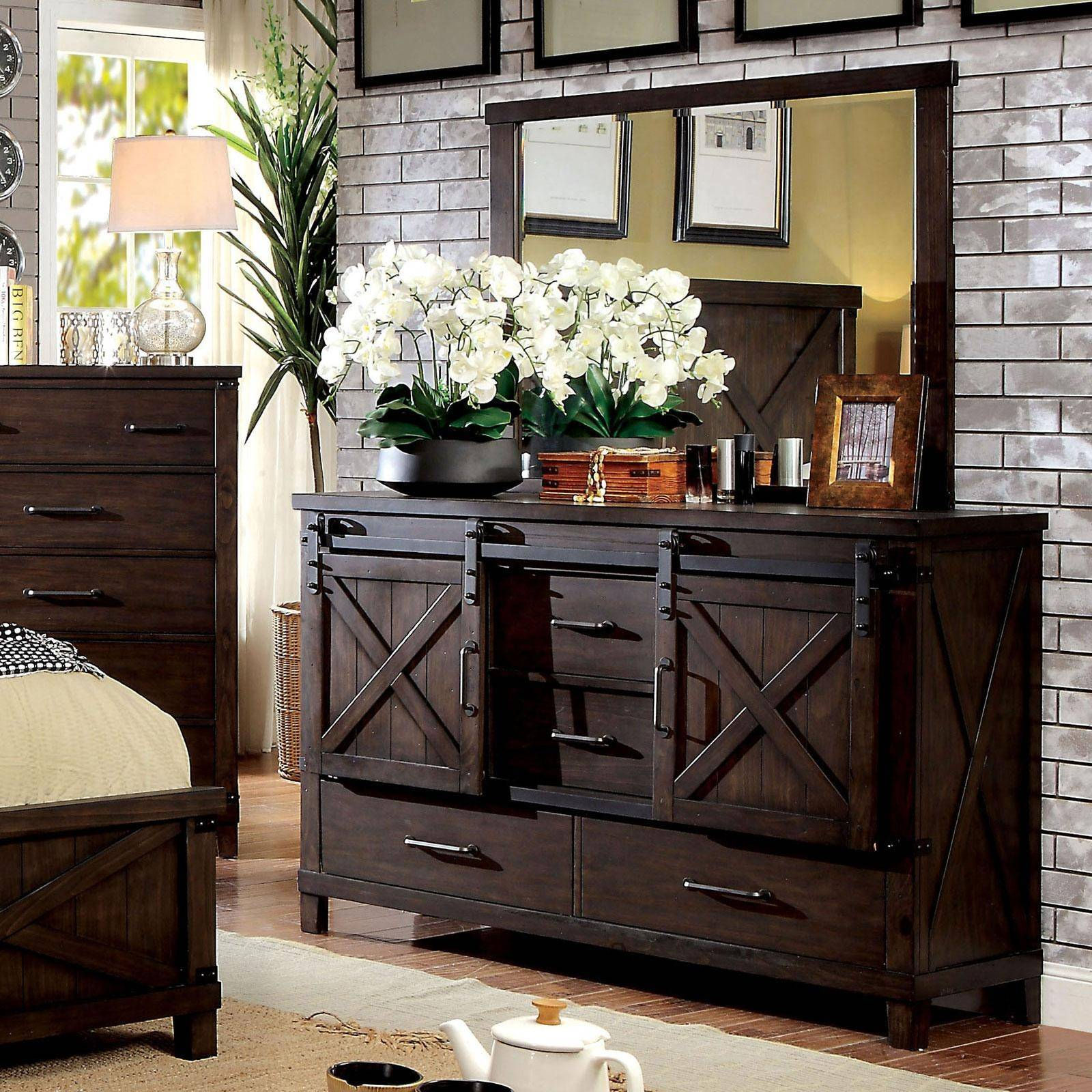 BIANCA - Transitional / Solid Wood / Wood Veneer (Mirror sold Separately)