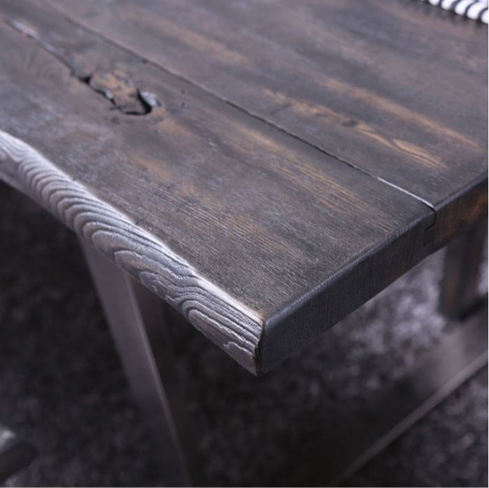 Thumbnail: MANDY - Natural Split Wood Surface / Linen Like Fabric / Solid Wood/ Wood Veneer