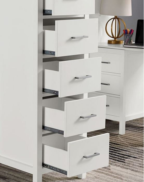 Thumbnail: CASSIDY - Wood Construction / Eight Storage Drawers / Three Large Shelves