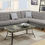 Thumbnail: SECTIONAL SOFA SET (Polyfiber - 3 Choices)