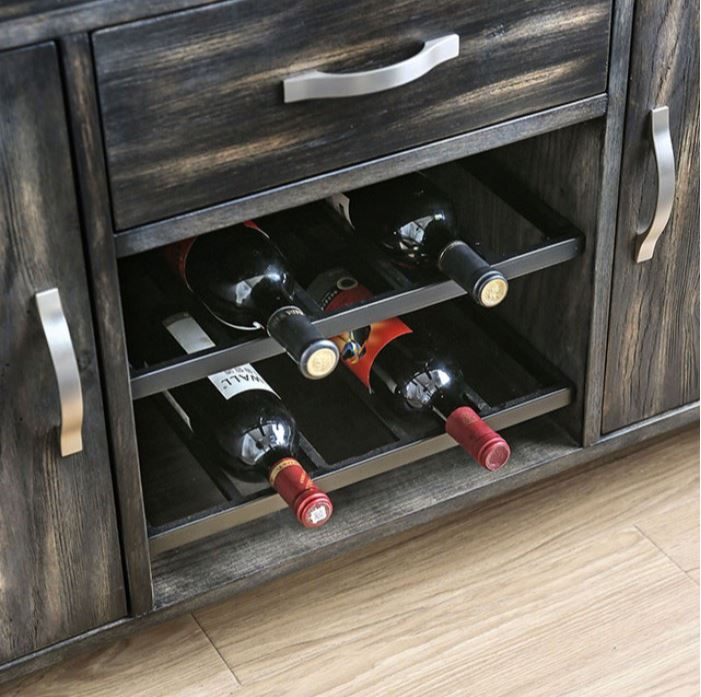 Thumbnail: MANDY - Natural Split Wood Surface / Linen Like Fabric / Solid Wood/ Woo