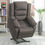 Thumbnail: Power Lift Chair with Controller - Upholstery Velvet Fabric