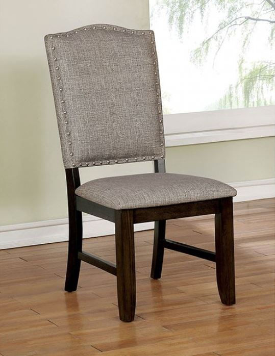 Thumbnail: TEAGAN - 18" Expandable Leaf / Bold Tapered Legs / Fabric / Solid Wood