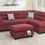 Thumbnail: 3PCS - SECTIONAL SOFA (Ottoman Included with 2 Accent Pillows)